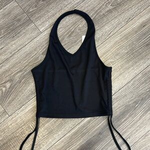 Black Halter Top by Romwe (nwt)